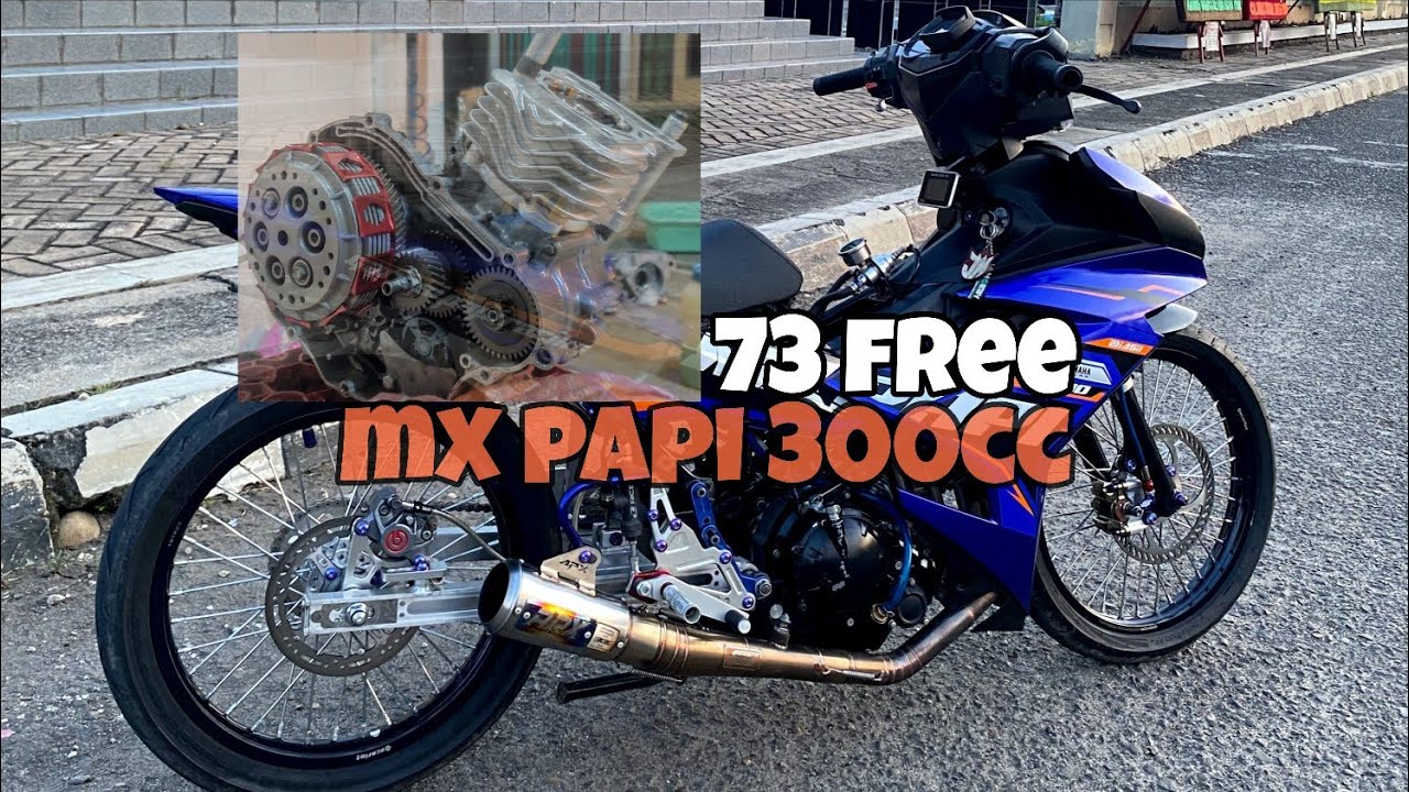 Bore up mx king 300cc prostreet style
