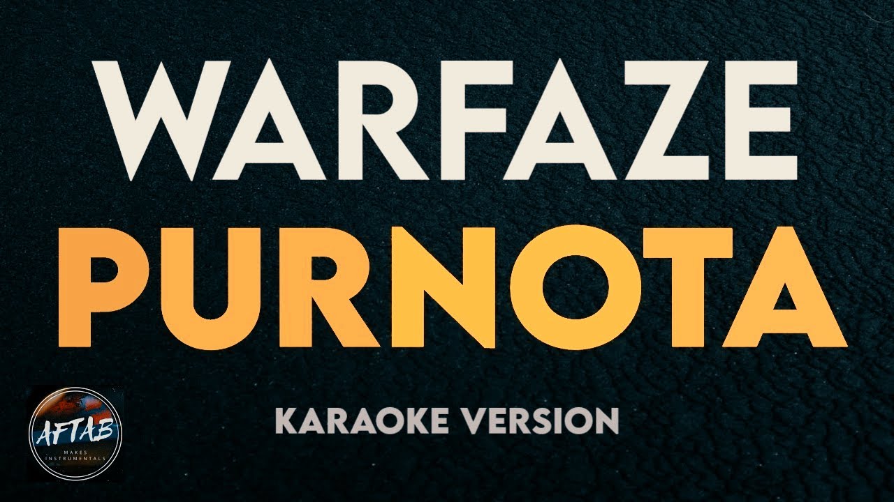 Warfaze - Purnota (Karaoke/Instrumental Version with Lyrics)