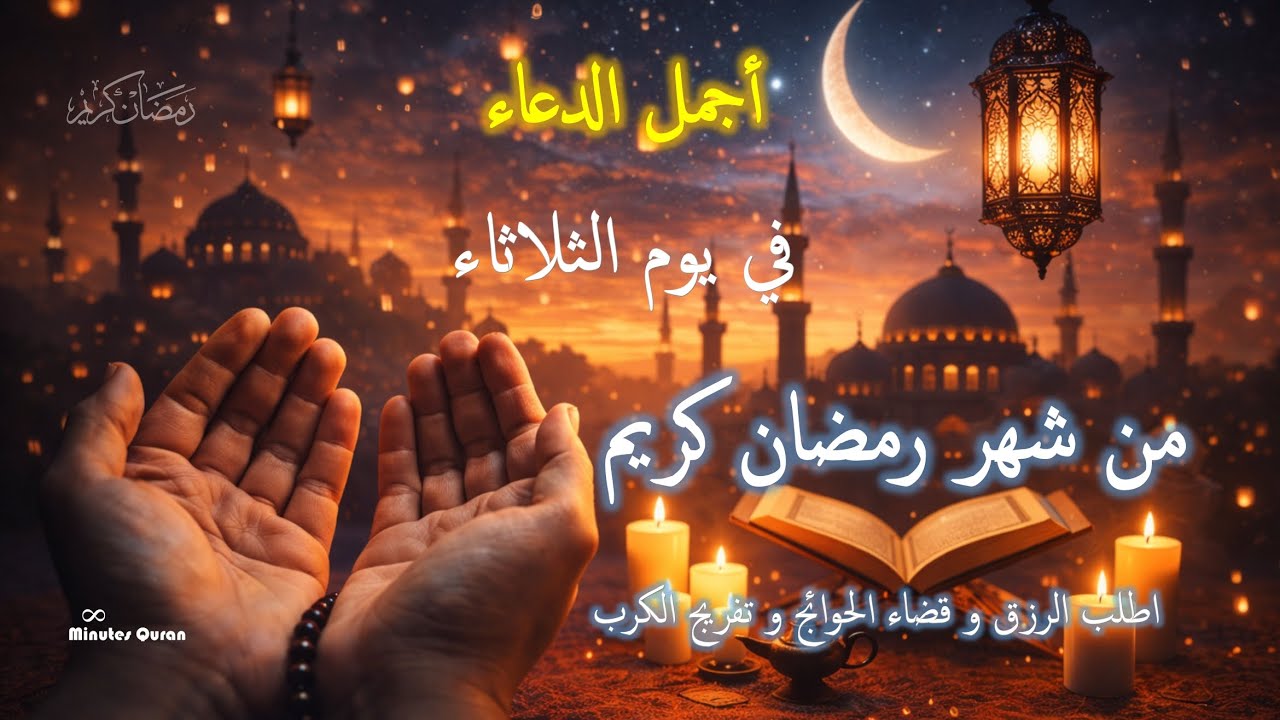 أفضل الأدعية الرمضانية قبل الإفطار لقضاء الحوائج 💫 #رمضان_2026 