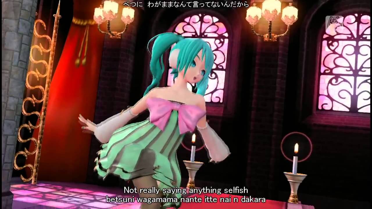 60fps Full風 World is Mine ワールドイズマイン Hatsune Miku 初音ミク Project DIVA Dreamy theater English Romaji