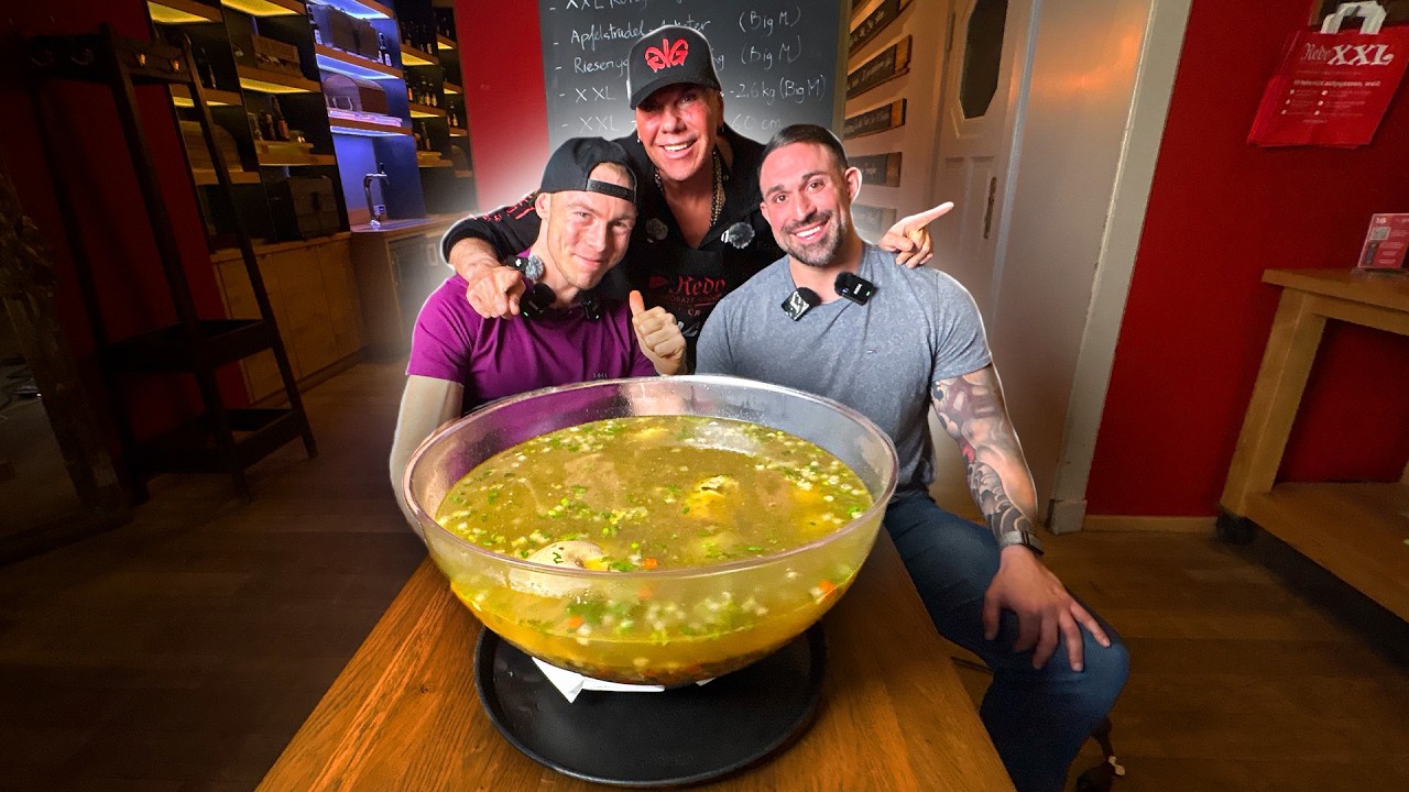 Wir bestellen die gr&ouml;&szlig;te Redo XXL H&uuml;hnersuppe Deutschlands (mit Kevin Wolter)