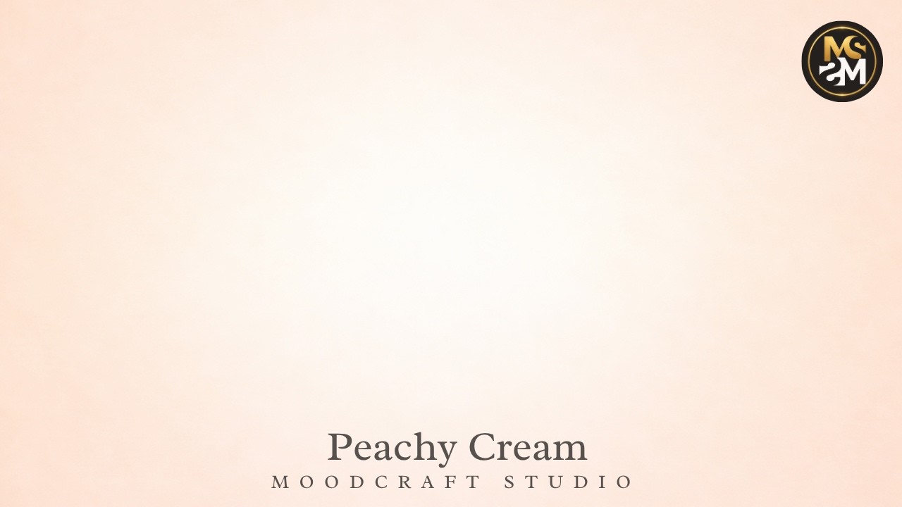 Peachy Cream Aura 4K Background Loop - Soft Warm Gradient for Filming & Photos