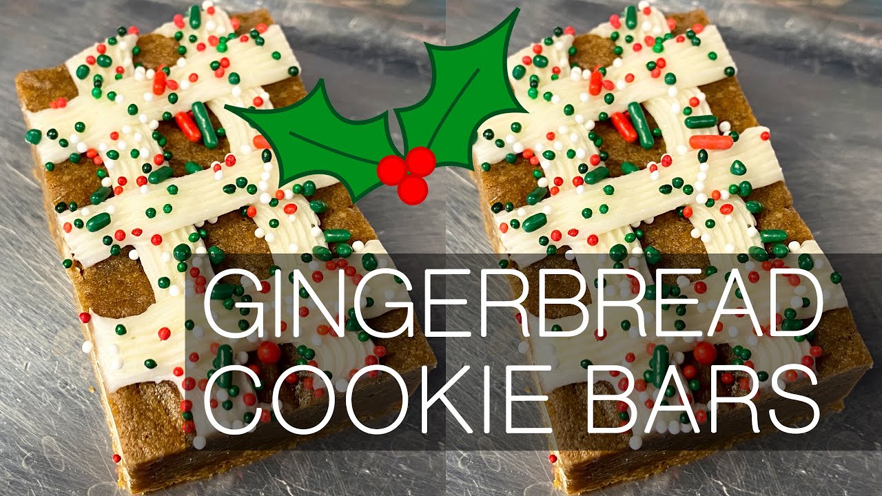 Gingerbread Cookie Bars | Part 1 of 2 | Look Great Naked 'Cheat Day' Dessert Recipes