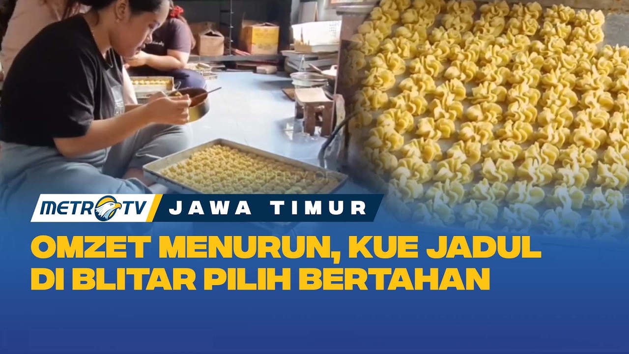 Produsen Kue Jadul di Blitar Bertahan di Tengah Gempuran Jajanan Kekinian