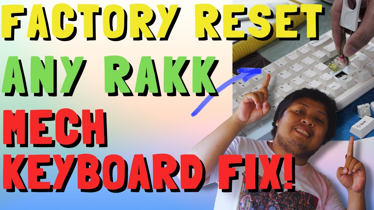 RESET ANY RAKK KEYBOARD! | FIX GHOST TYPING & WRONG KEY INPUTS FAST!