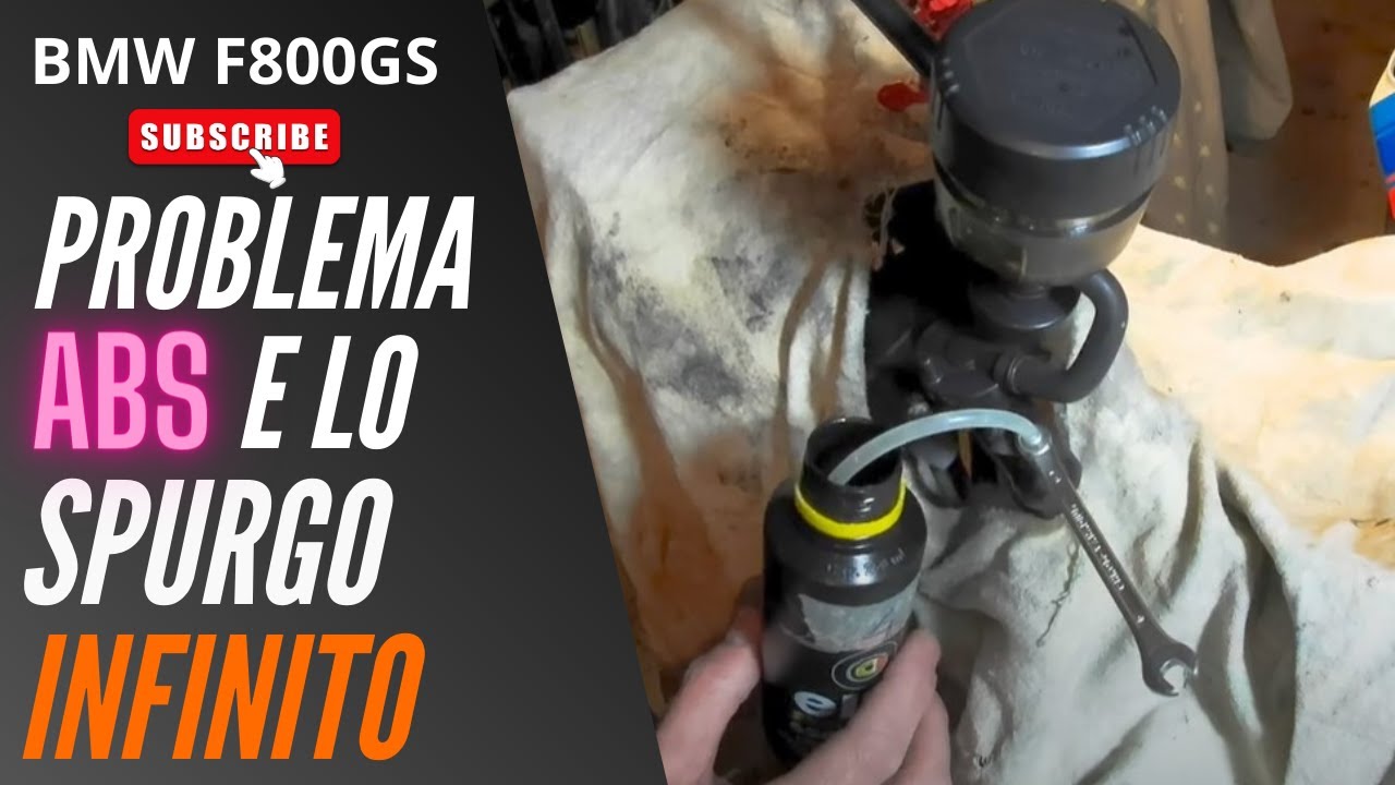 BMW F 800 GS Problema ABS - Parte 1 - Lo spurgo infinito