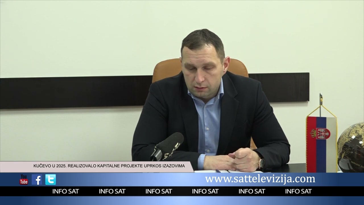 KUČEVO U 2025  REALIZOVALO KAPITALNE PROJEKTE UPRKOS IZAZOVIMA