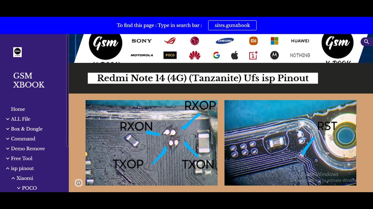 Redmi Note 14 (4G) (tanzanite) ufs isp pinout | 100% Tested. | #redminote14 #tanzanite