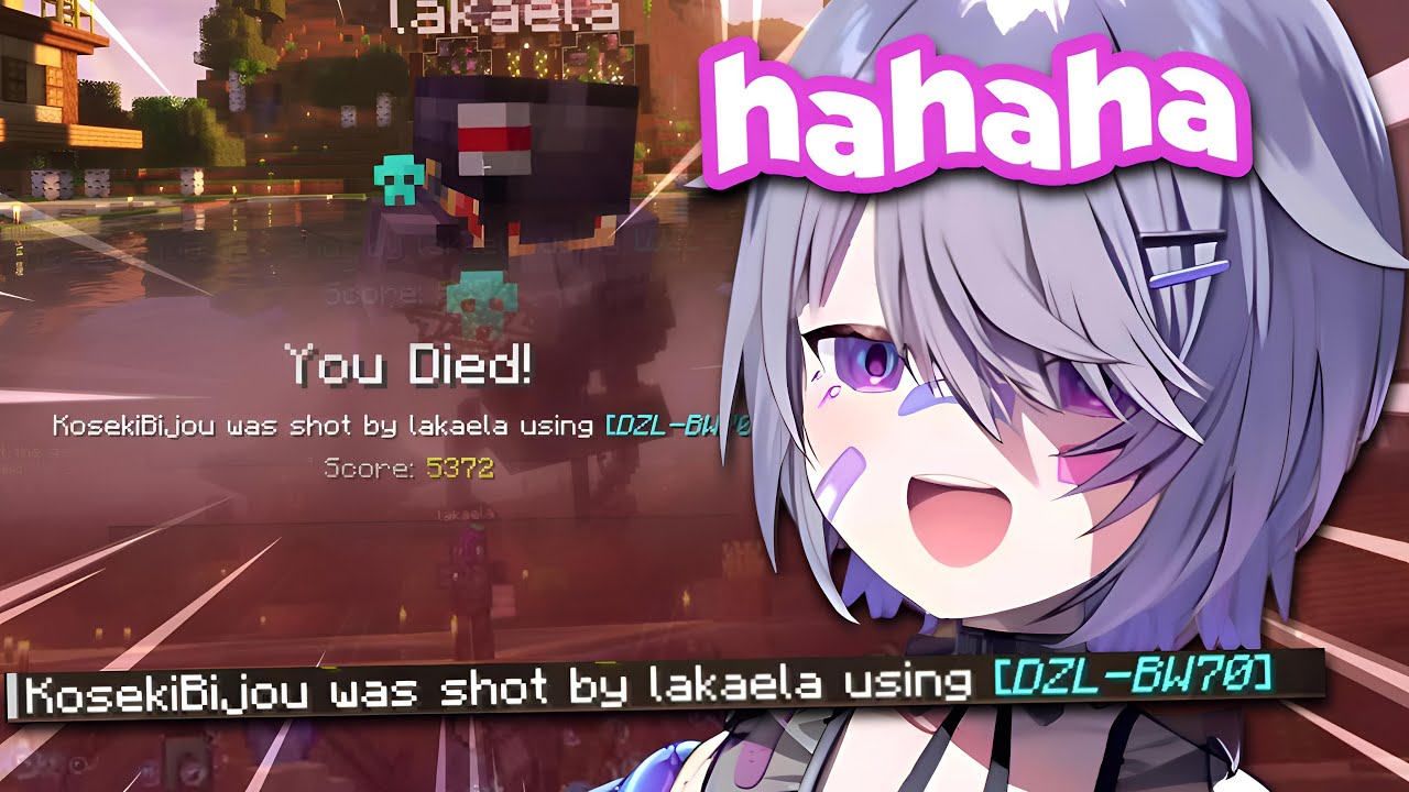 Biboo Keeps Annoying Kaela in Minecraft… So Kaela Ends Her!