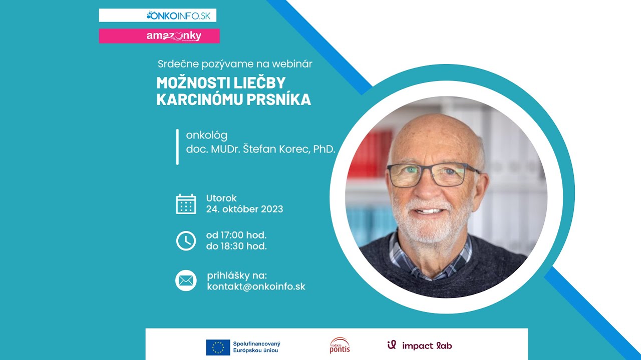 WEBINÁR Možnosti liečby karcinómu prsníka