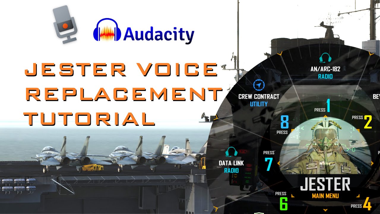 Jester Voice Replacement Tutorial - Heatblur DCS F-14 Tomcat