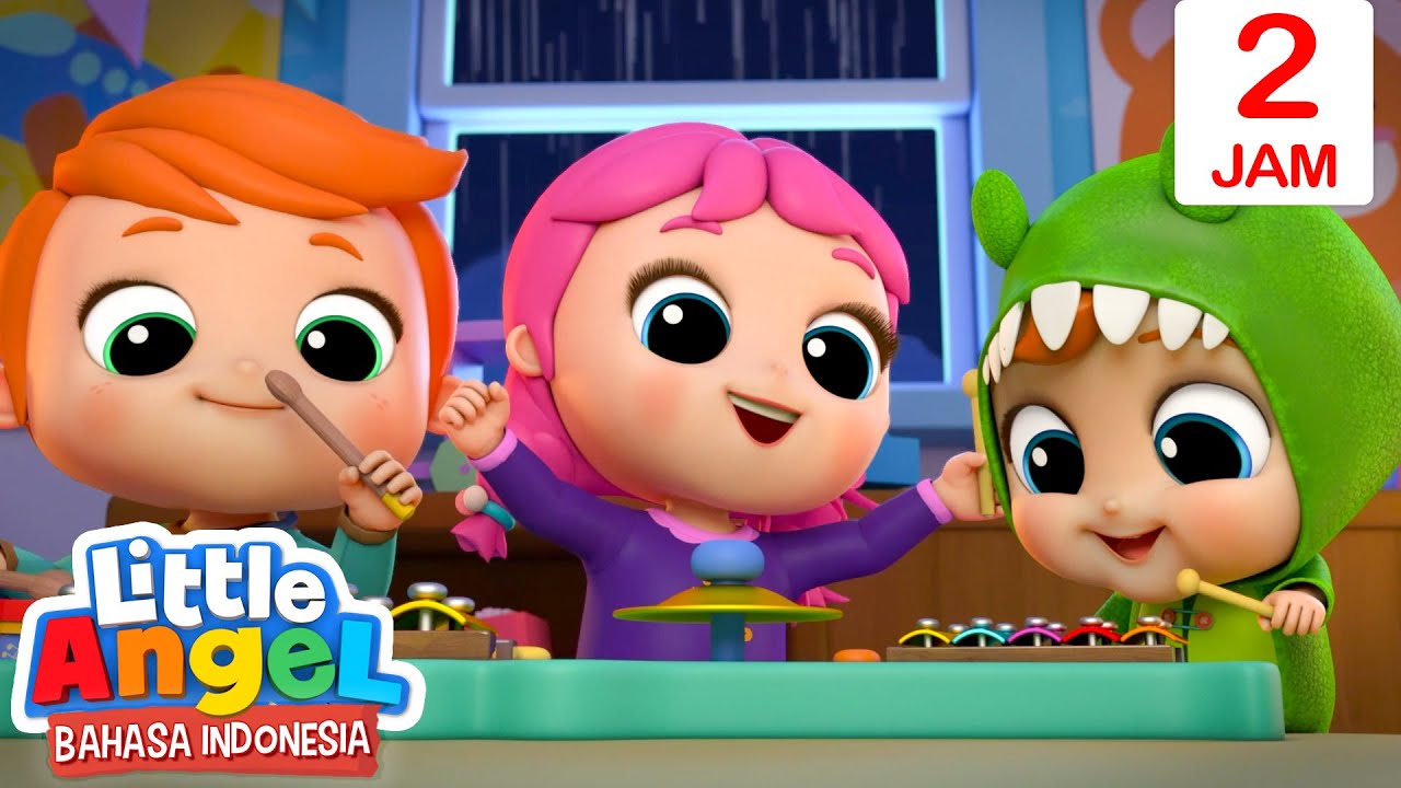 🌧️Hujan Badai Pergilah🌧️ | Little World Bahasa Indonesia | Kartun dan Lagu Anak