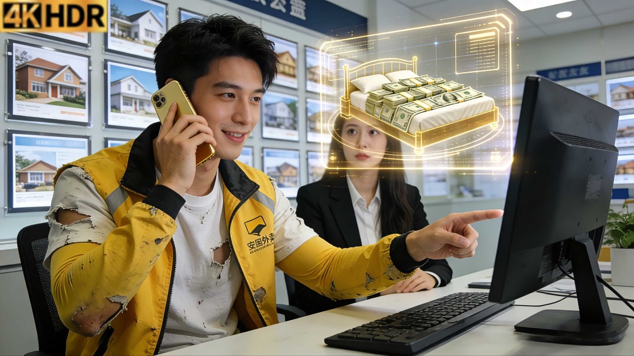 Pria miskin terima telepon dari masa depan. Sewa rumah angker penuh uang tunai, ubah nasib, Terkaya!