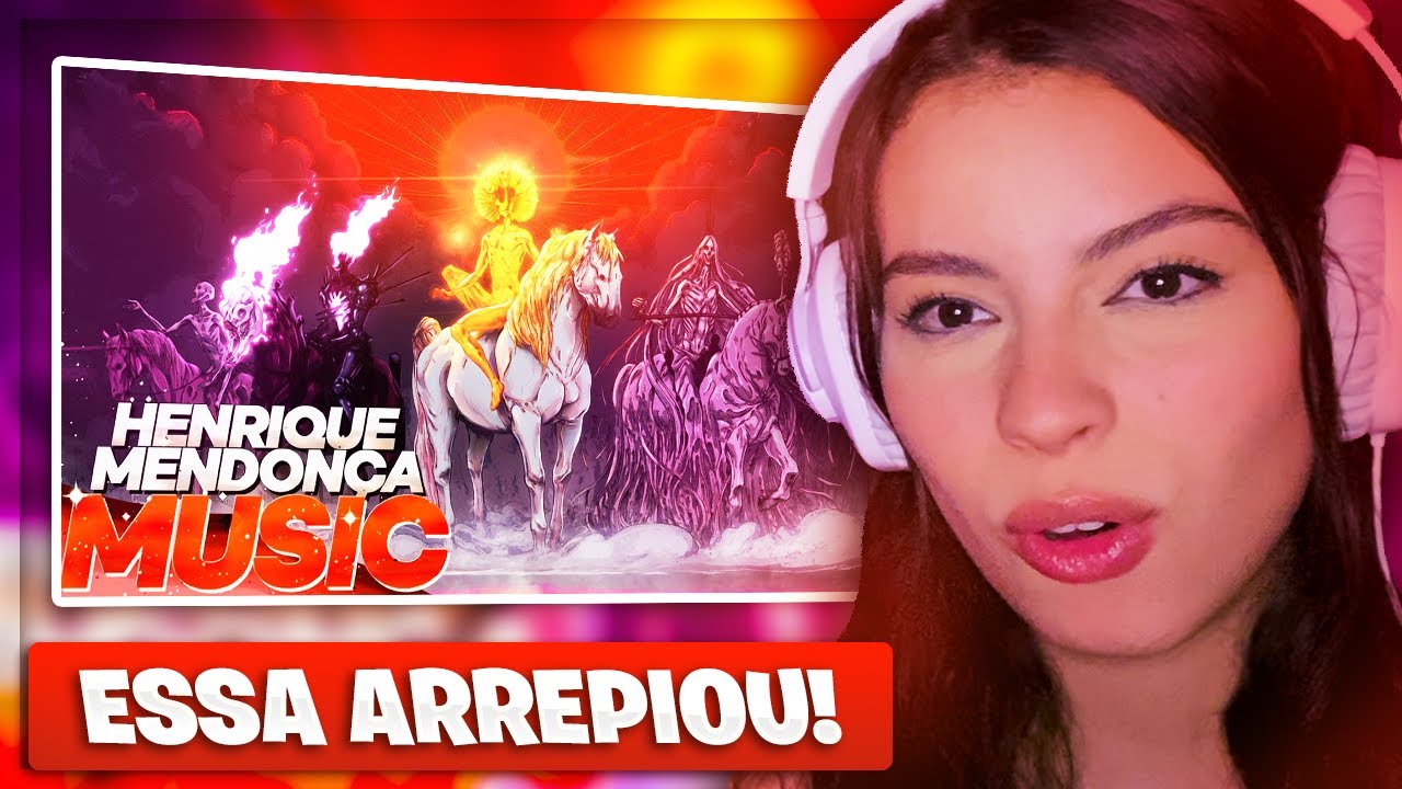 Rap dos Cavaleiros do Apocalipse - O FIM DOS TEMPOS Uma releitura 7 Minutoz Henrique Mendonça React