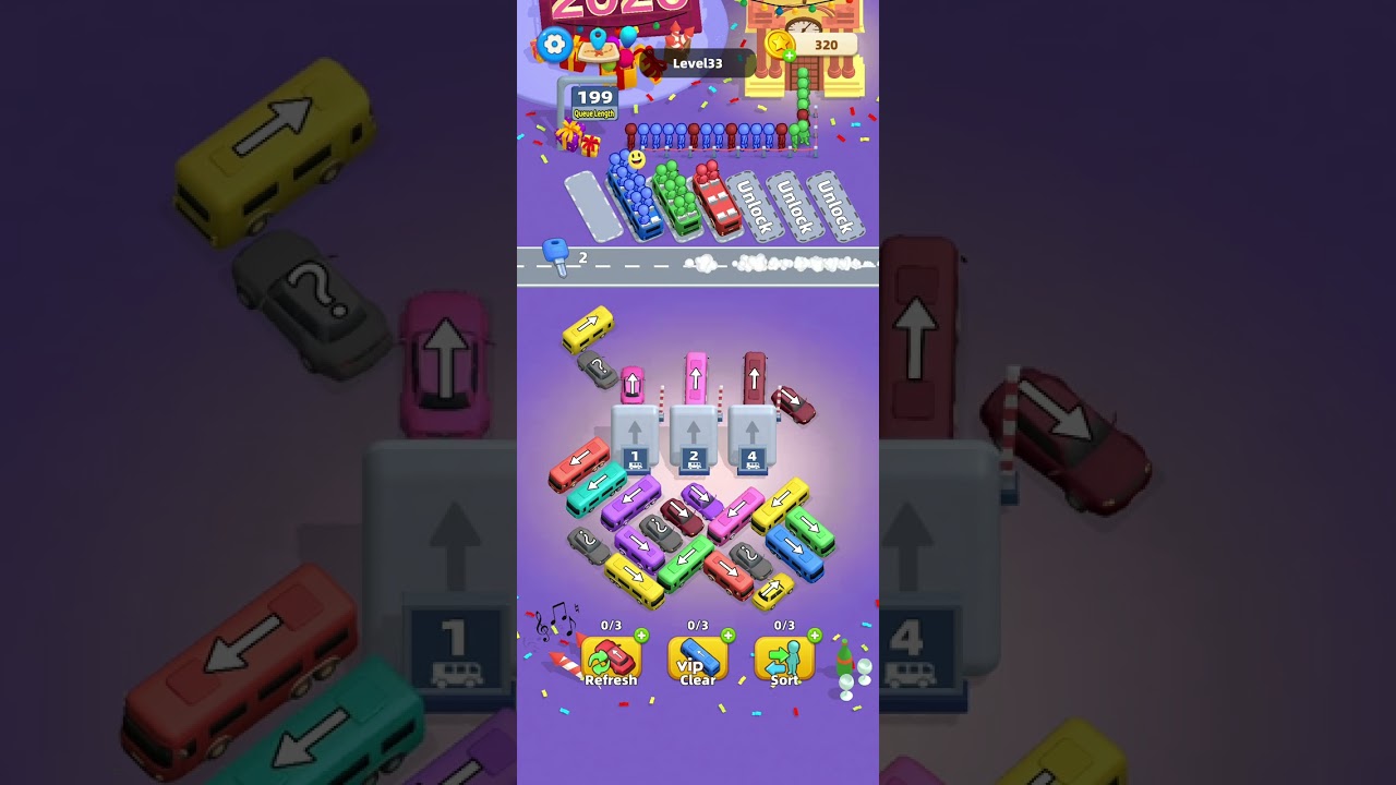 Car parking jam lavel 33 #gameplay #gaming #global #world #youtube 