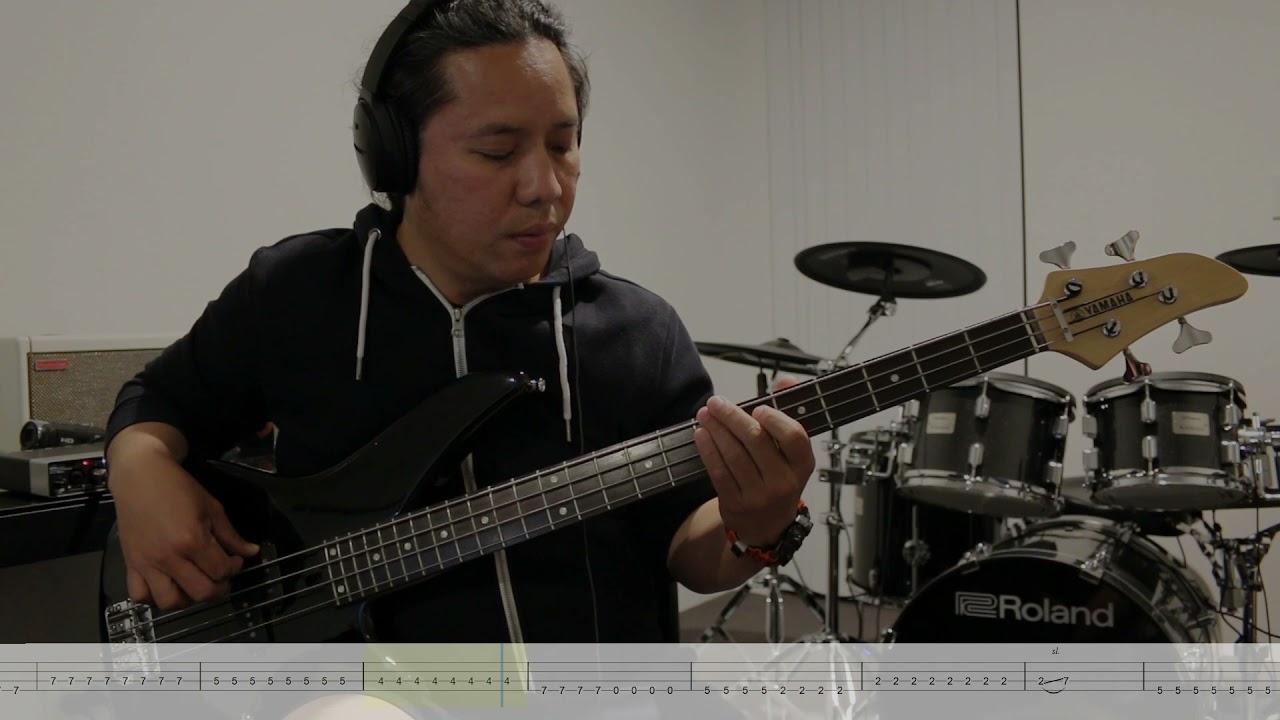 Restless Heart - When She Cries (bass guitar cover)