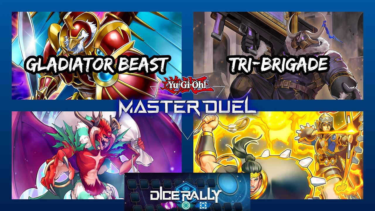 Yu-Gi-Oh! [Master Duel] Gladiator Beast Tri-Brigade Deck | Dice Rally Event 2026