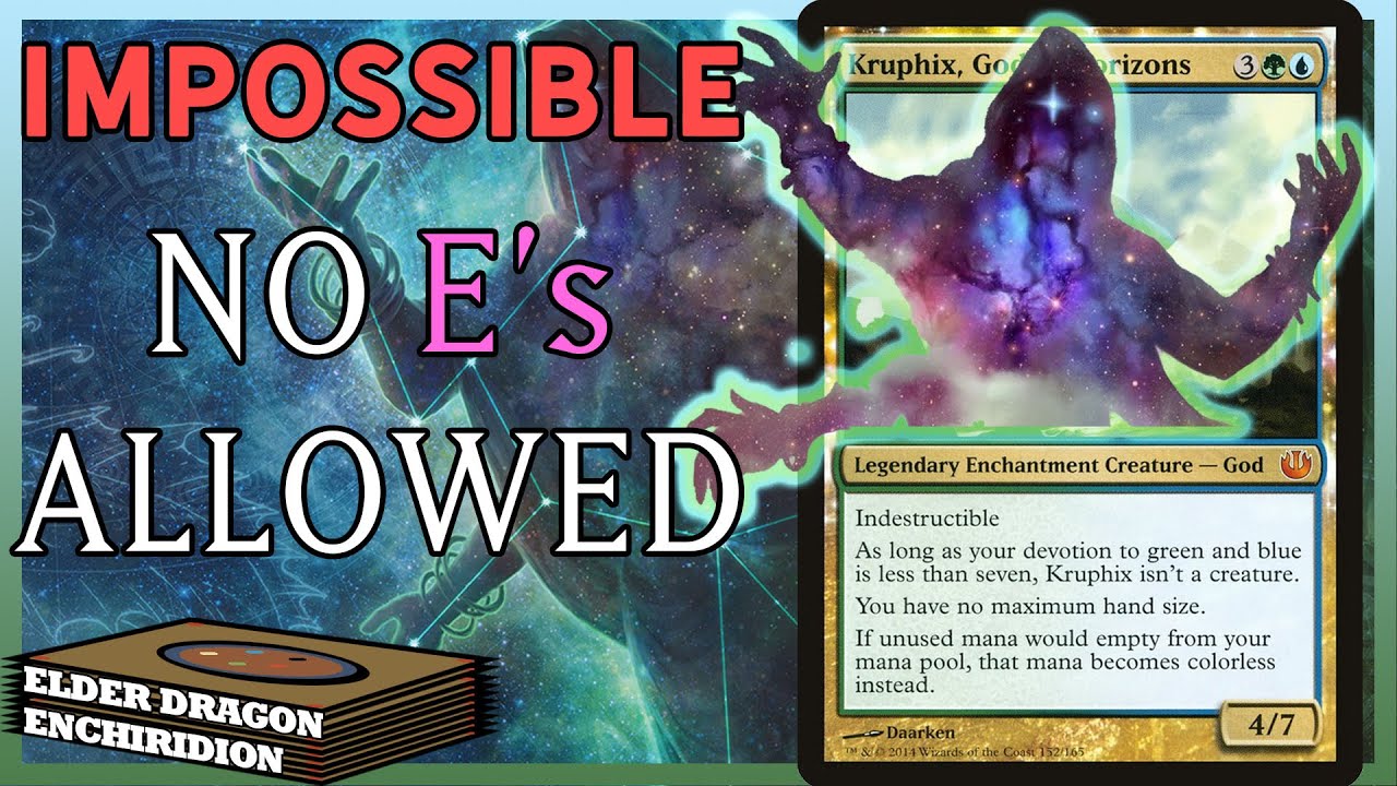 What Can Kruphix Do Without "E"? | EDH Deck Tech