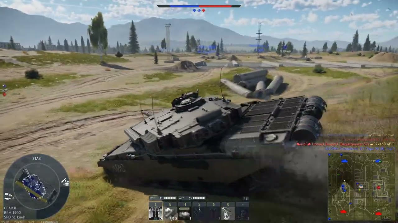 [ NUKE ] Rooikat 105 & Challenger DS | WarThunder | 4088 Score