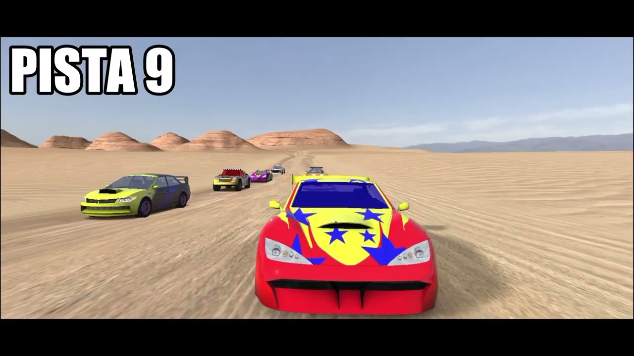Rally Fury - Todas as Pistas da Nova Atualização do Mapa Cânions do Deserto! Vídeo Completo!