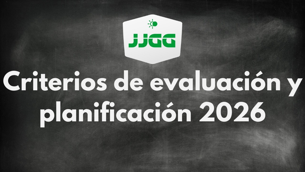 Criterios de evaluación y planificación 2026