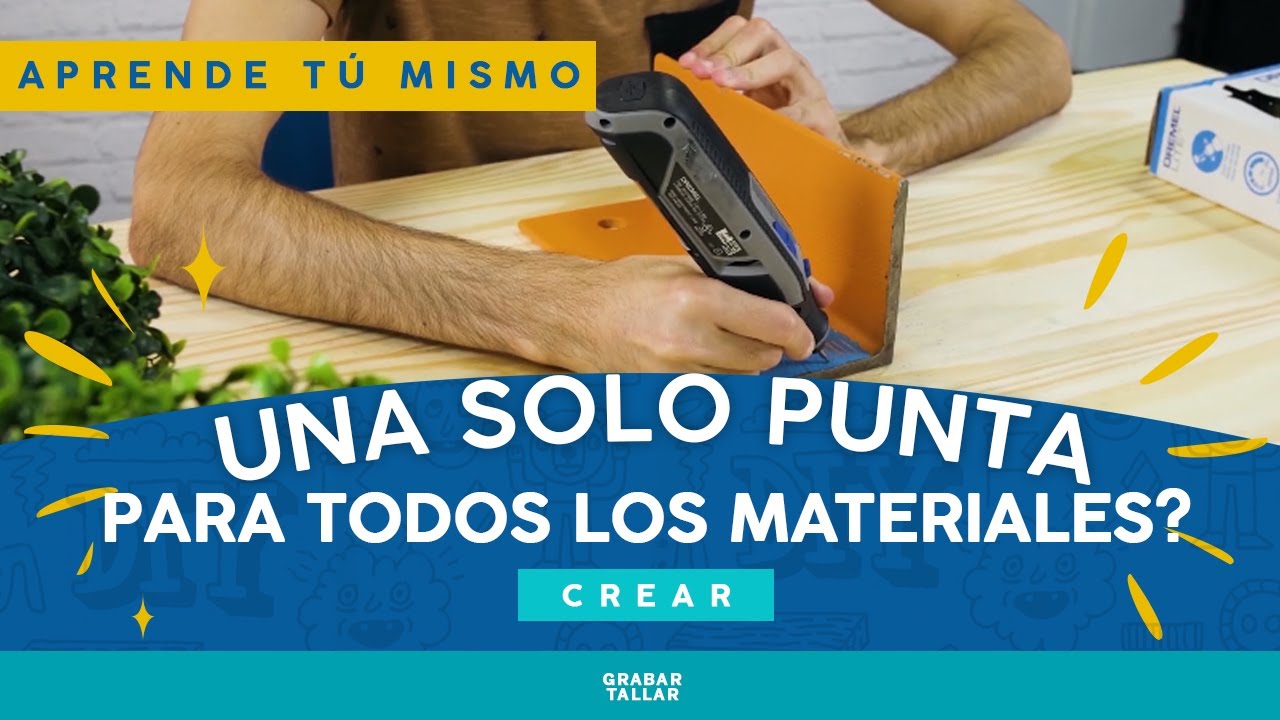 Grabado en Cuero, Madera, Metal y Pl&aacute;stico | Aprende T&uacute; Mismo con la Dremel Lite