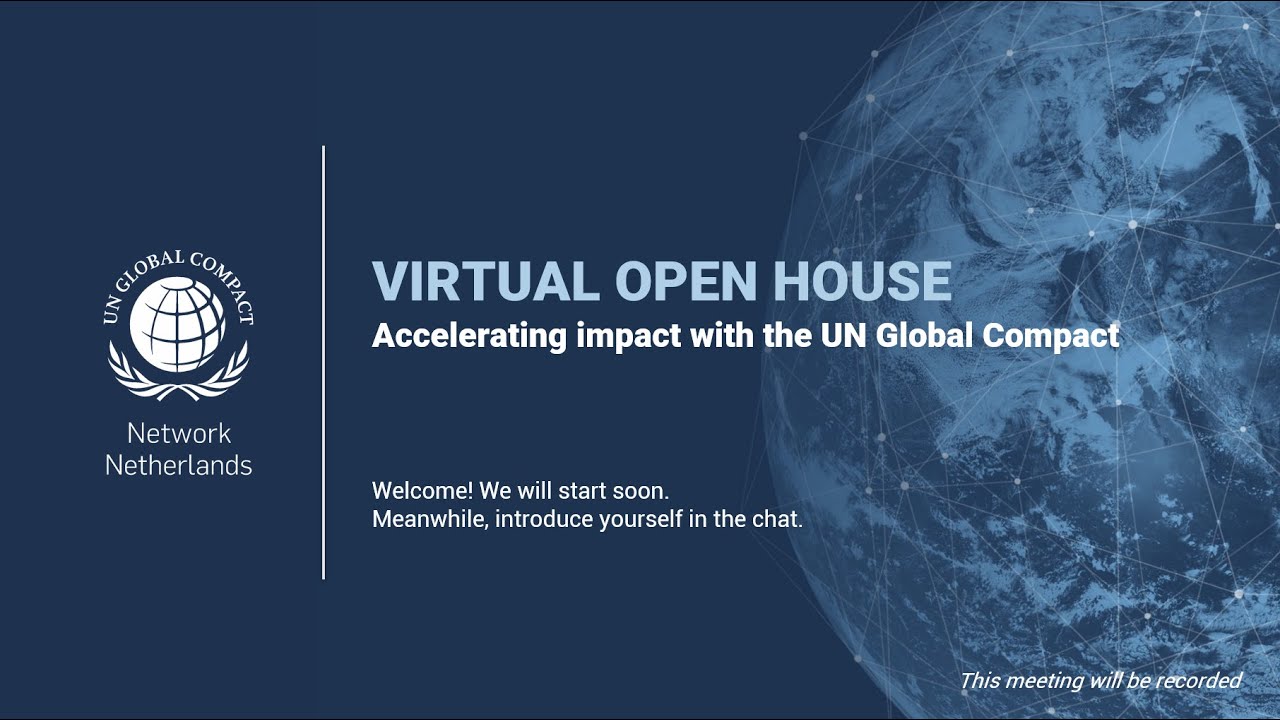 Virtual Open House September 2025 - UN Global Compact NL