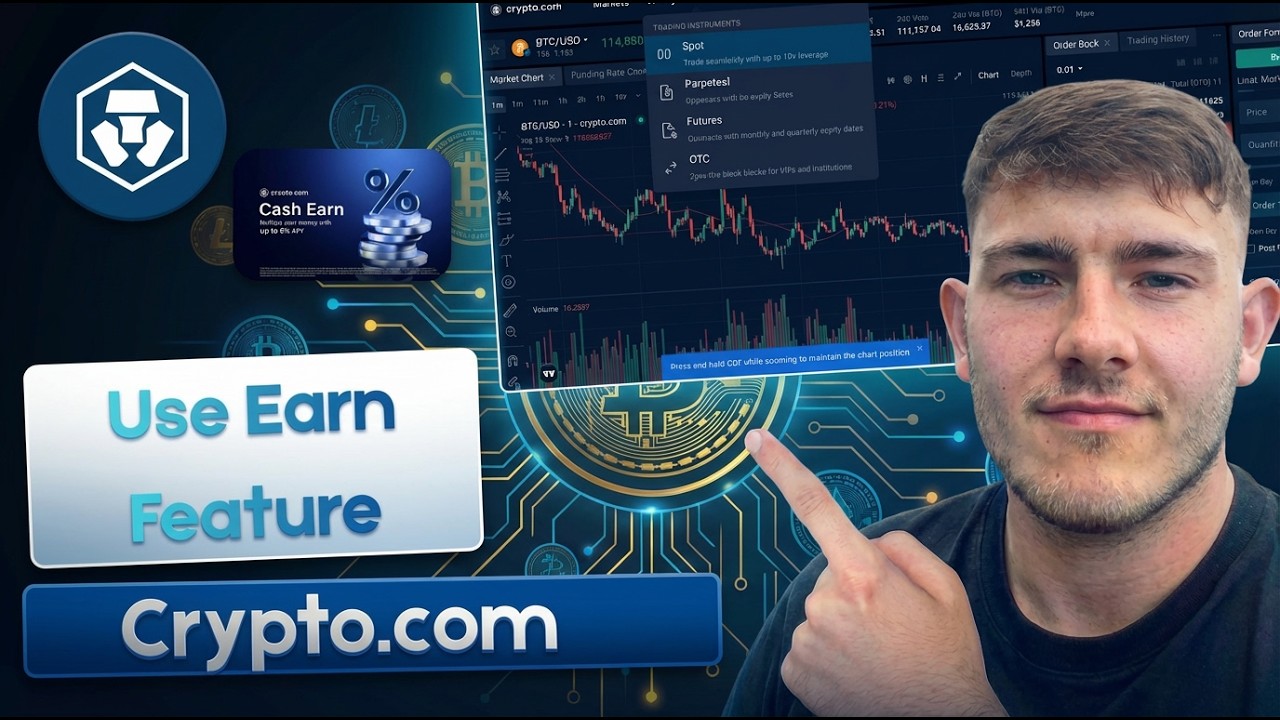 How To Use Crypto.com Earn Feature (Passive Income 2026)