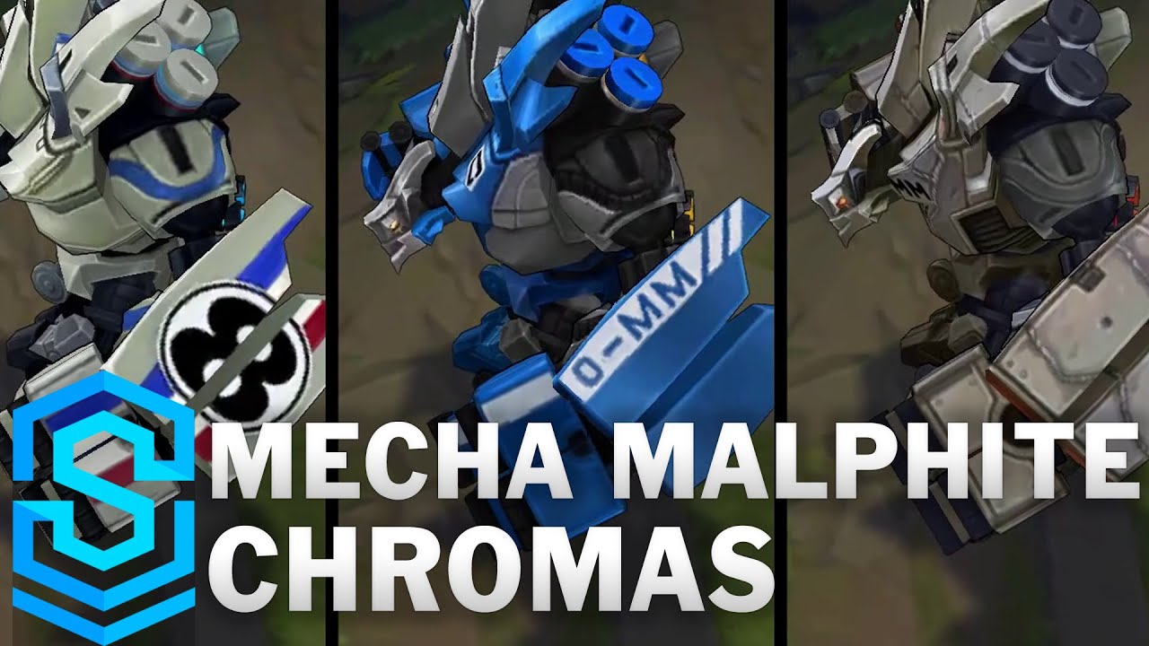 Mecha Malphite Chroma Skins