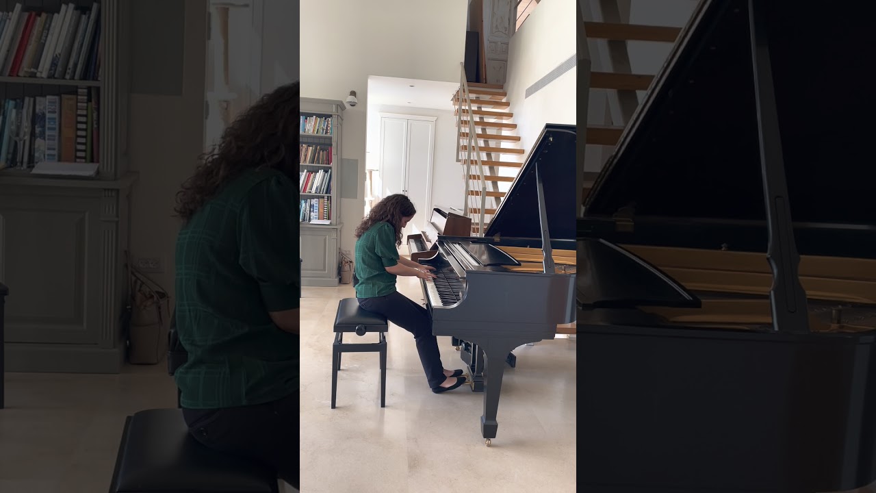 Yael Koldovsky plays sonata by C.Franck-A.Cortot (the 2-nd movement)