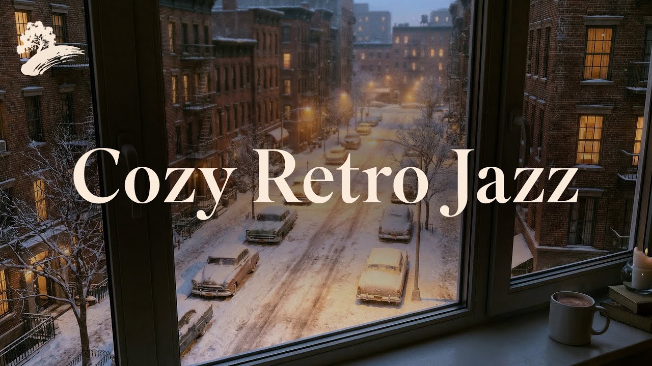 Cozy Retro Jazz  | Vintage Instrumental Classics, Relaxing Winter Night, Saxophone 4K