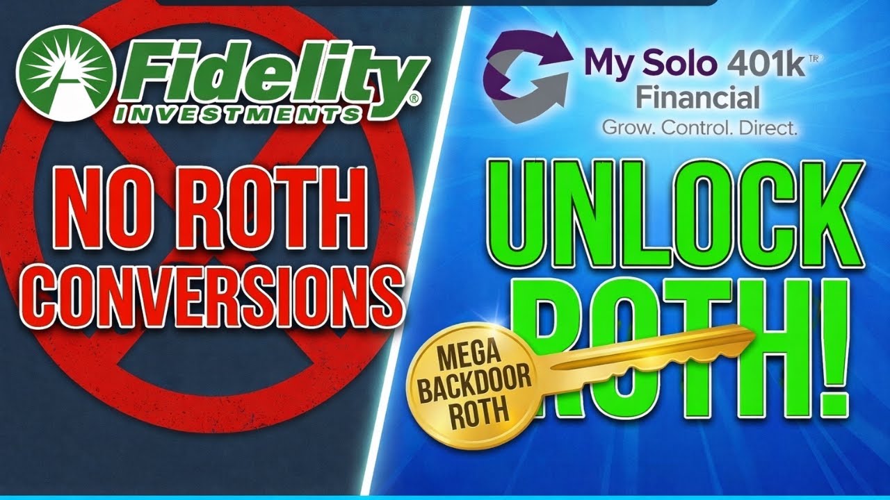 Fidelity Self Employed 401k Won’t Let You Convert to Roth? Do This Instead. 📱