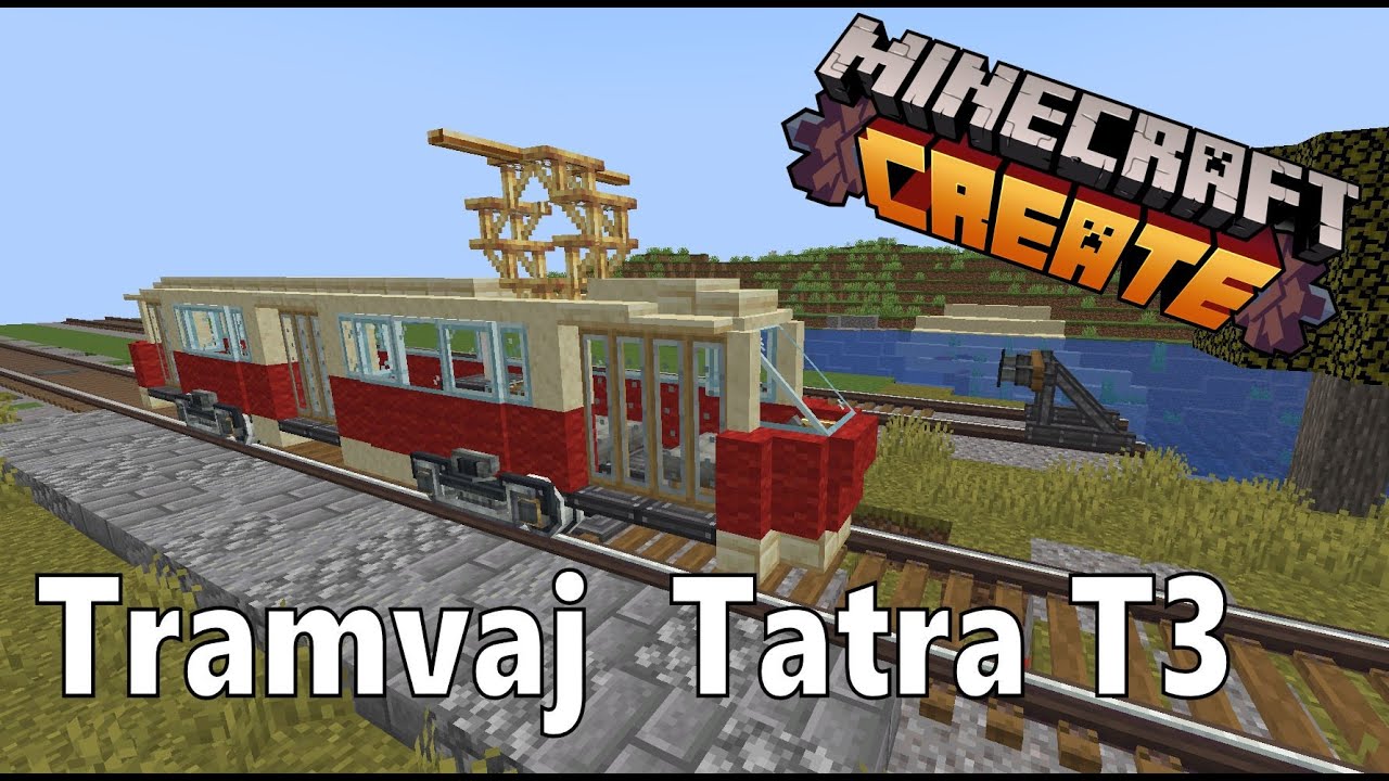 Tramvaj Tatra T3 / Tram T3 | #tutorial | #createmod