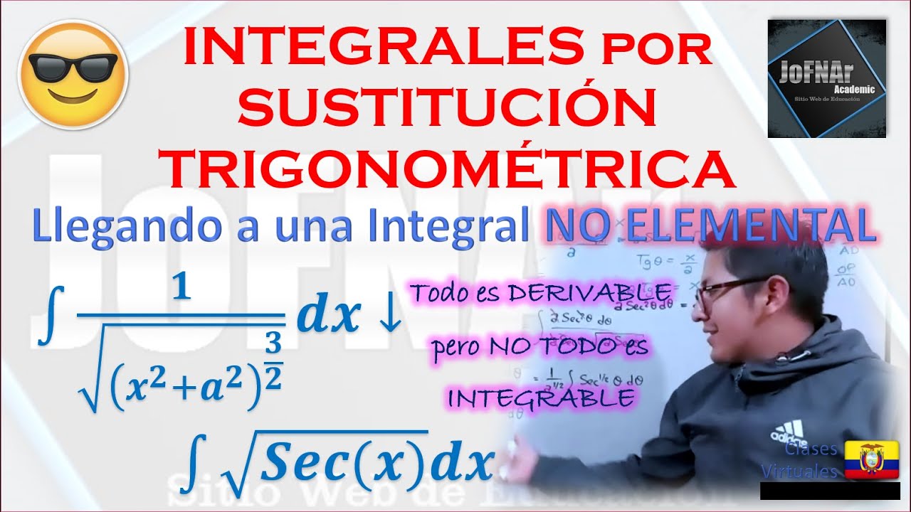 Integración por Sustitución Trigonométrica (No Elemental): 1/raíz((x^2+a^2)^3/2) dx - Clase Virtual