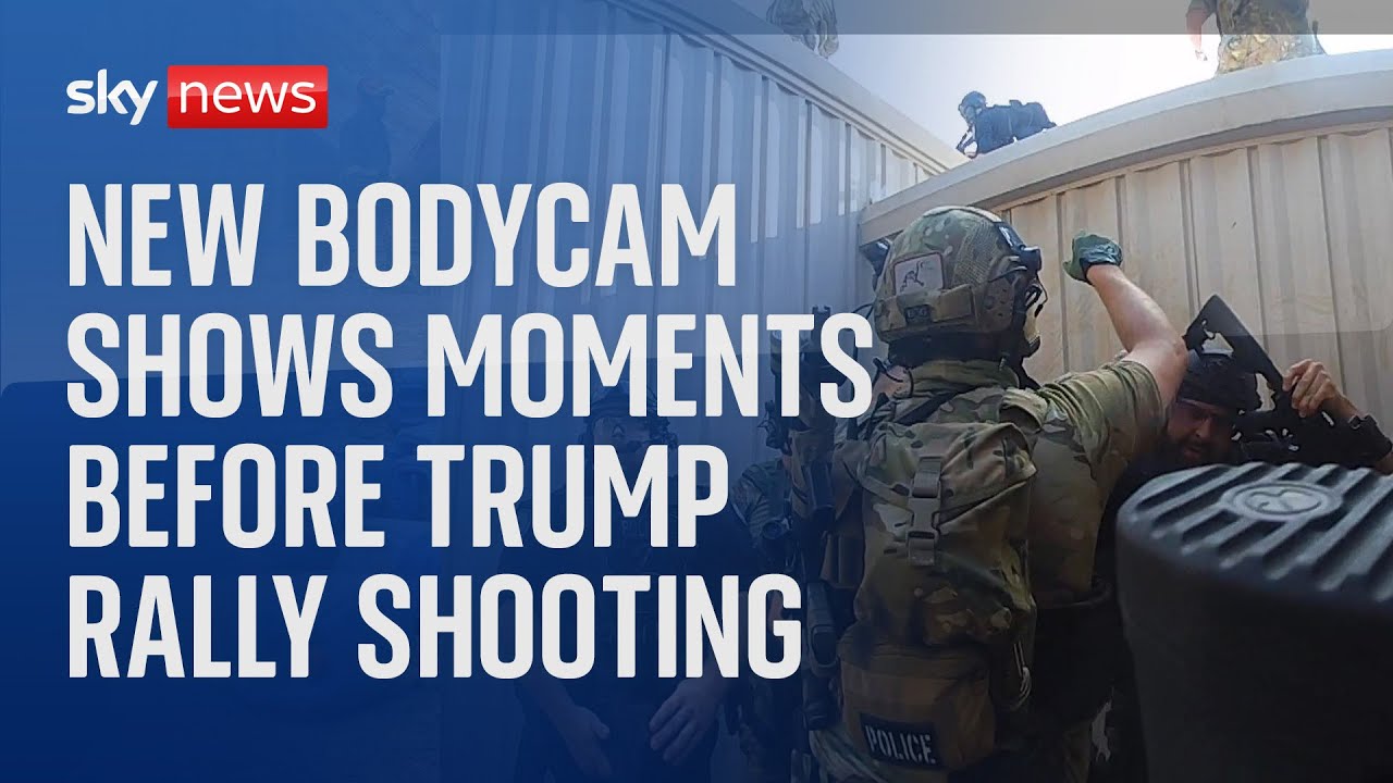 New bodycam footage of police reaction to Donald Trump assassination attempt