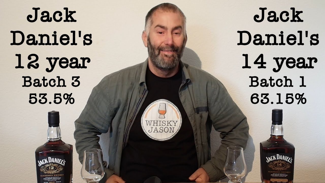 Jack Daniel's 14 years Batch 1 with 63.15% VERSUS Jack Daniel's 12 years Batch 3 with 53.5%