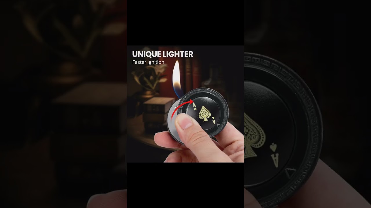 Torch Lighter, Cool Lighters, Refillable Butane Lighter, Ace of Spades Cute Lighter, Unique Lighter