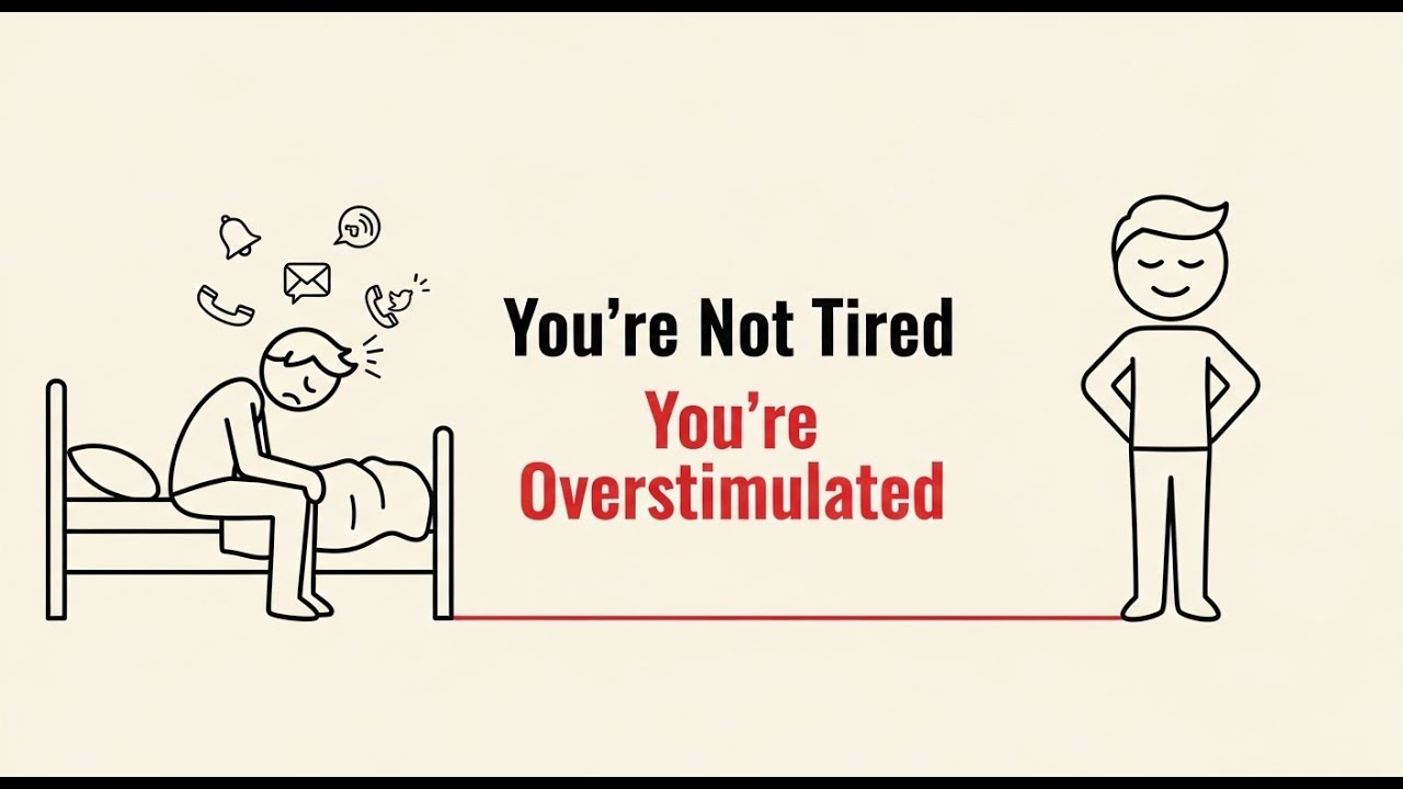 You’re Not Tired you’re Overstimulated: The Hidden Reason Your Brain Feels Drained Every Morning