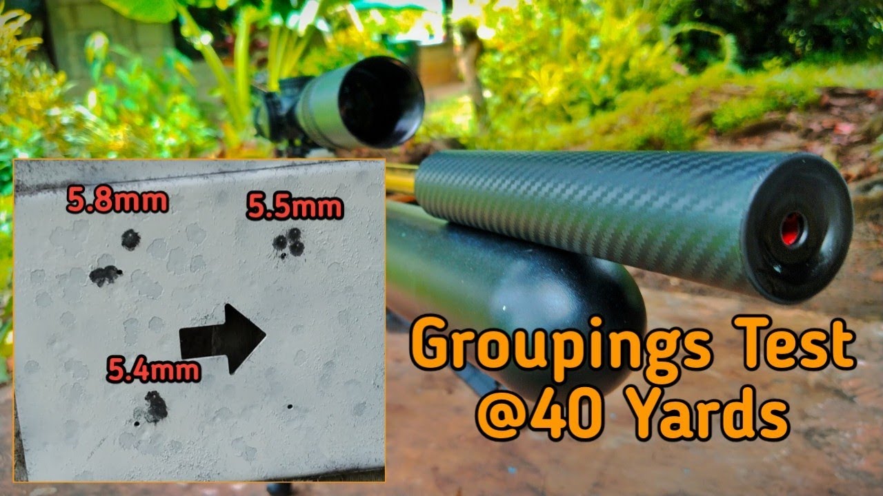 Accuracy test 5.8/5.5/5.4mm Astro pellet
