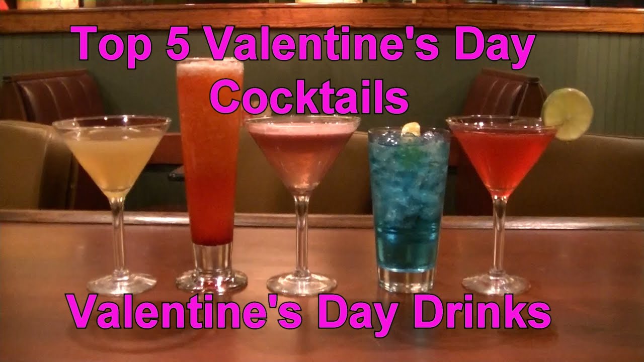Top 5 Valentine's Day Cocktails Valetines Day Drinks