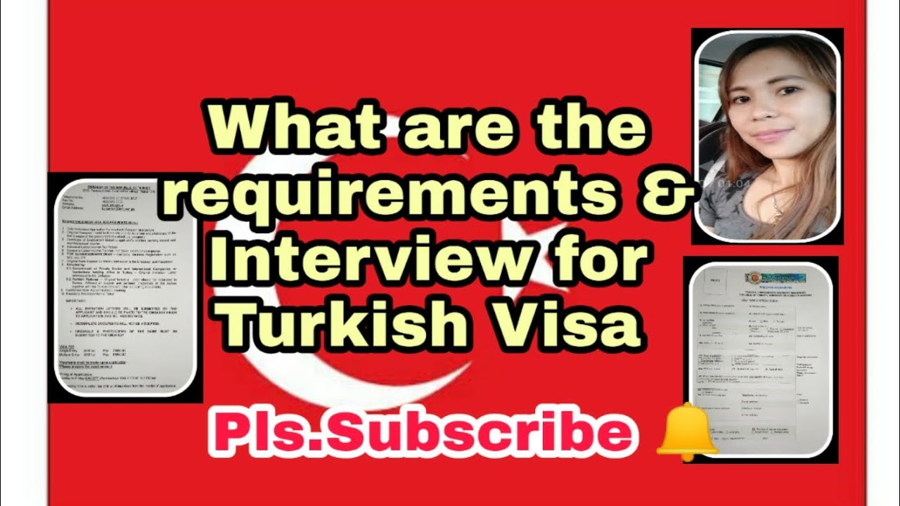 TURKISH VISA: WHAT ARE THE  REQUIREMENTS & INTERVIEW FOR APPLYING A TR VISA? Fil-Turk Vlog