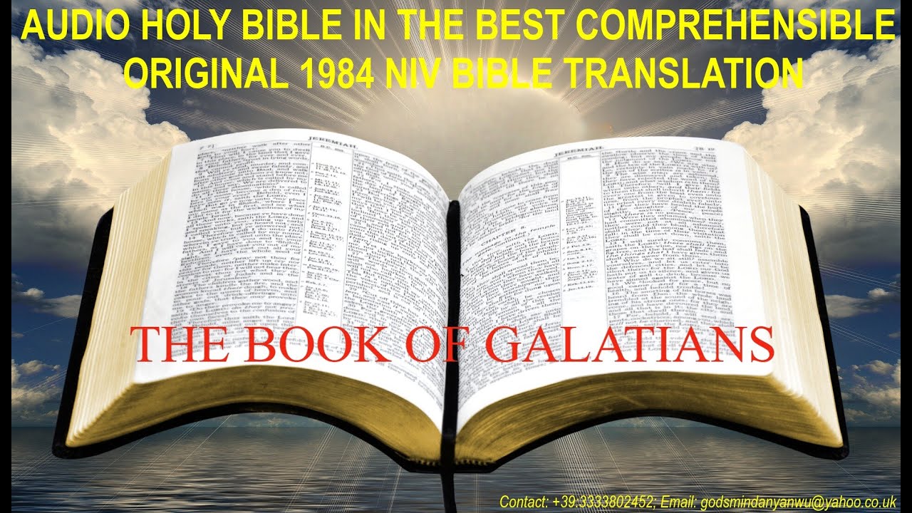  THE BOOK OF GALATIANS - IN THE BEST ORIGINAL 1984 NIV BIBLE