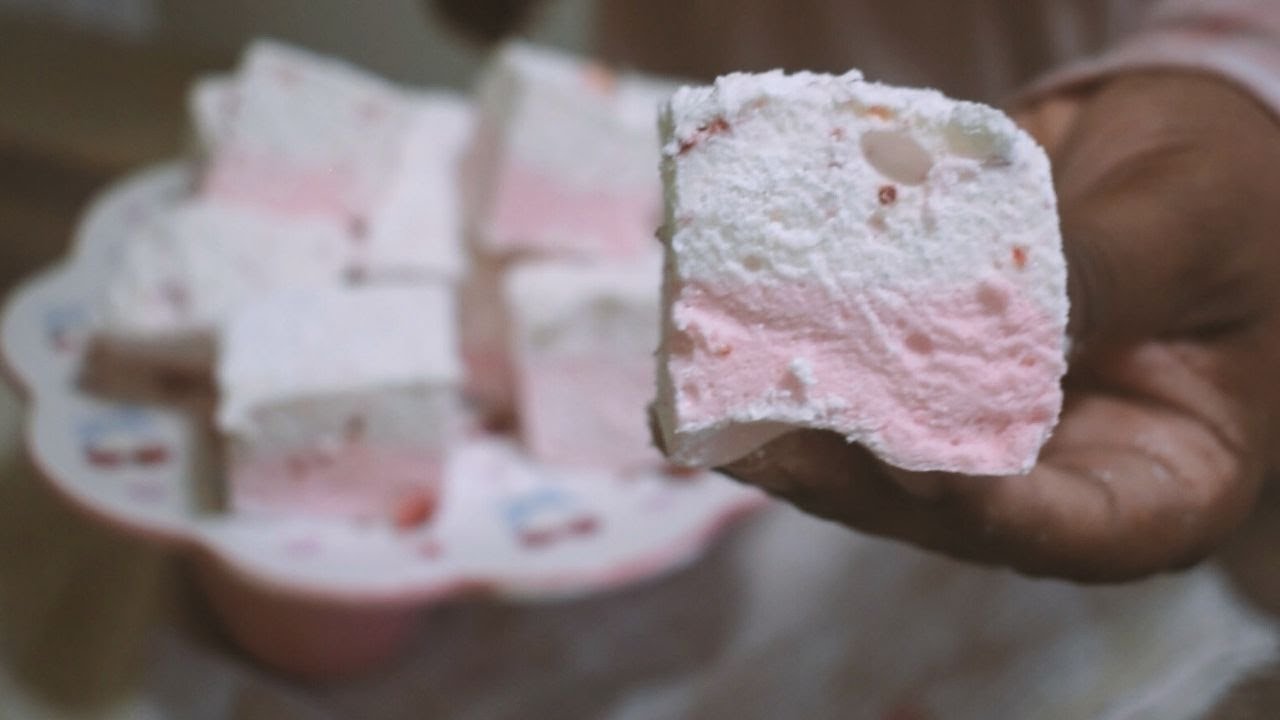 Satisfying Strawberry Marshmallows.
