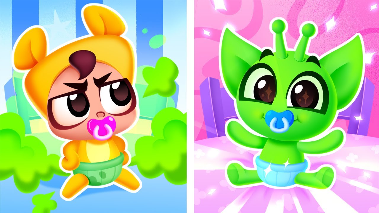 👶 Cute Baby Alien 👽 Taking Care of the Baby 🛸 Cartoons for Kids & Piccoletta