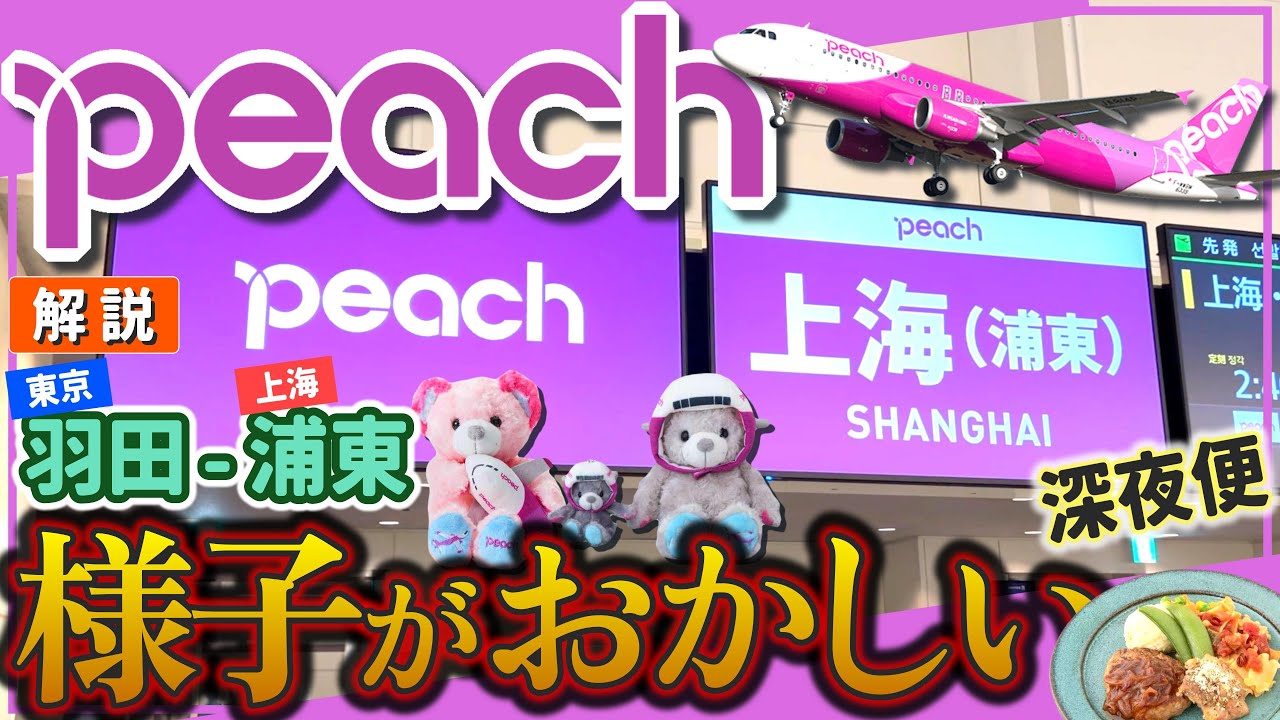 【必見】深夜便のピーチに乗ったらなんか違和感があった・・・