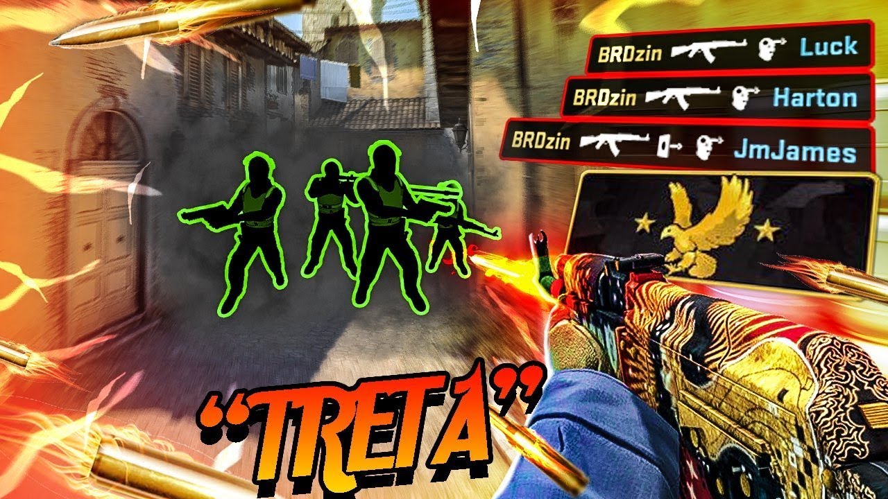 Fingi ser HACKER no ÁGUIA, nunca fui tão XINGADO no CSGO! (TRETA)