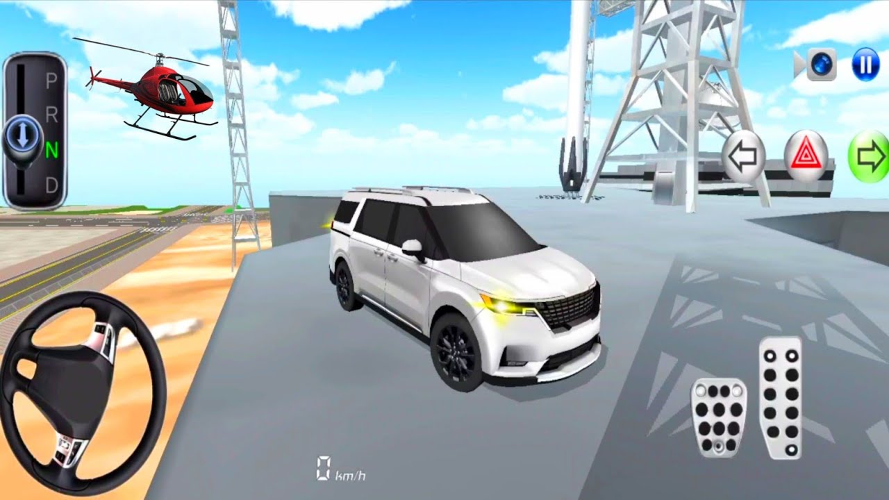 New MPV Car Kia Carnival Space Travel with Rocket Launch - 3D Driving Class 2026 - Android Gameplays