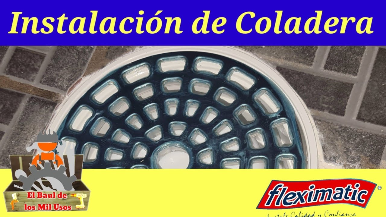 cambio de coladera fleximatic
