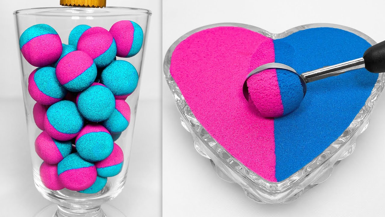 Very Satisfying and Relaxing Compilation 338 Kinetic Sand ASMR