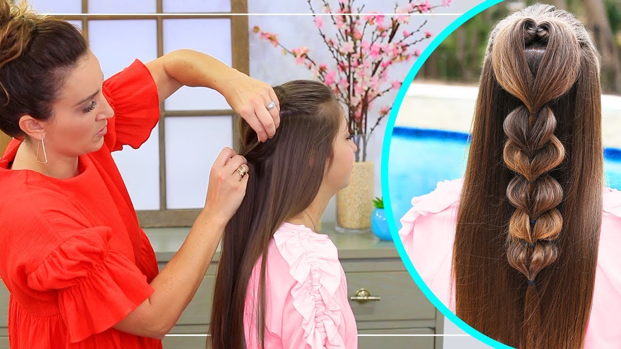 Heart Pull-Through Braid | 2018 Valentine's Day Hairstyles